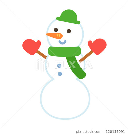 Snowman illustration, 3 levels Snowman illustration, 3 levels 120133091