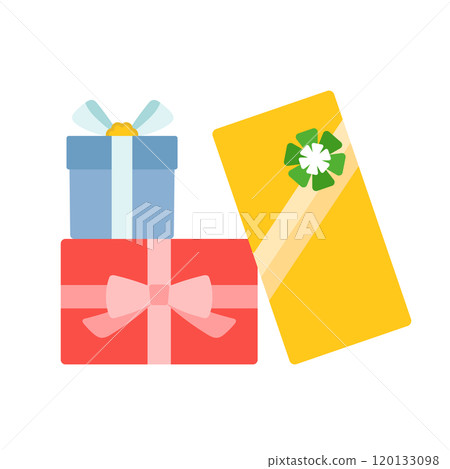 Illustration of a gift Illustration of a gift 120133098