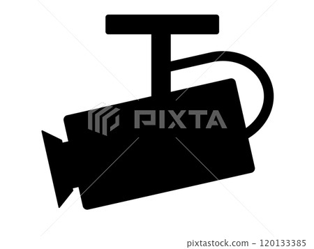 Security camera icon (surveillance camera mark) Security camera icon (surveillance camera mark) 120133385