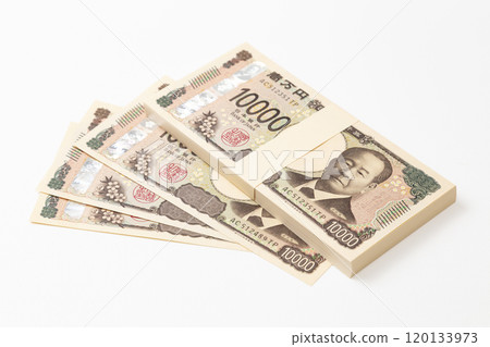 1,030,000 yen on white background 1,030,000 yen on white background 120133973
