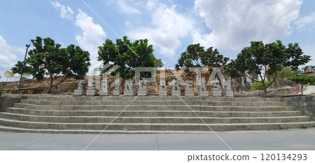 Breksi Cliff Tourist Attraction in Yogyakarta, Central Java, Indonesia Breksi Cliff Tourist Attraction in Yogyakarta, Central Java, Indonesia 120134293