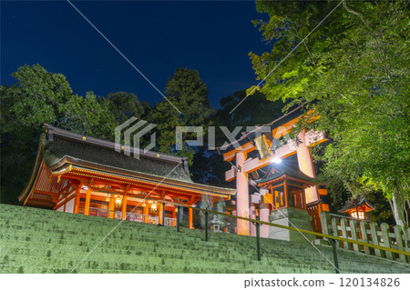 Fushimi Inari Taisha Shrine at night - Okumiya Fushimi Inari Taisha Shrine at night - Okumiya 120134826