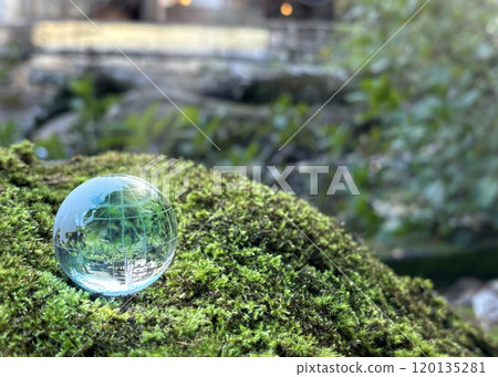 Shima Yamaguchi Kawane hot spring town and glass globe Shima Yamaguchi Kawane hot spring town and glass globe 120135281