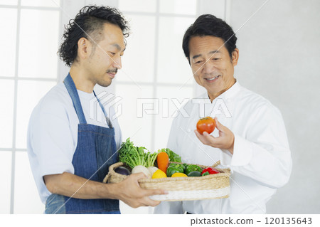 向餐廳運送食材的生產商 向餐廳運送食材的生產商 120135643