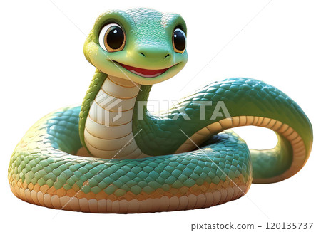 可愛的蛇玩具/人物（剪紙） 120135737