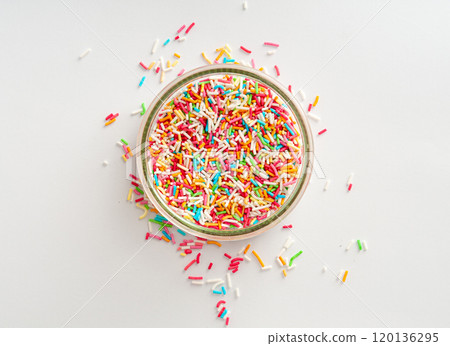 Candy Sprinkle, Donut Rainbow Sprinkles, Sweet Color Glaze, Small Vermicelli Candy Sprinkle, Donut Rainbow Sprinkles, Sweet Color Glaze, Small Vermicelli 120136295