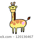 cute giraffe 120136467
