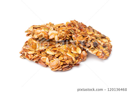 Pumpkin Seeds Cookies, Pepita Grains Biscuit, Healthy Cereal Crackers, Homemade Pumpkin Seed Cookie 120136468