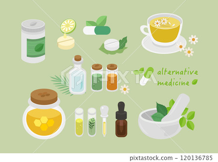 alternative medicine, organic, medical science 120136785
