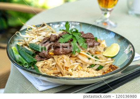 noodles, chicken, food 120136980