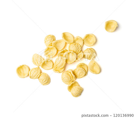 Raw Orecchiette Pasta, Homemade Dry Macaroni, Italian Recchietedde 120136990