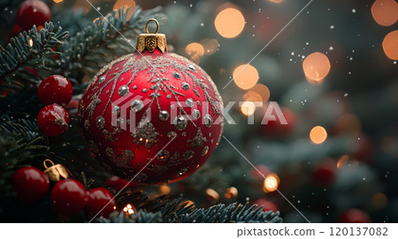 ball, decor, christmas 120137082