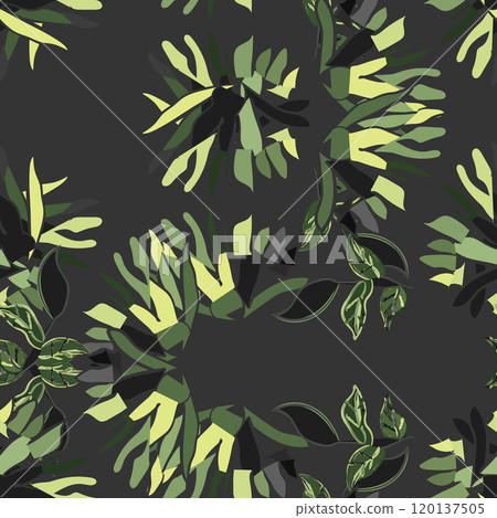 Floral brush strokes seamless pattern design for fashion textiles, graphics, backgrounds and crafts. Vector illustration Floral brush strokes seamless pattern design for fashion textiles, graphics, backgrounds and crafts. Vector illustration 120137505