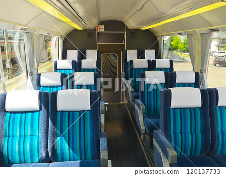 Inside the Meitetsu Panorama Super train 120137733