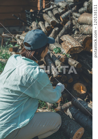 Making firewood Making firewood 120138111
