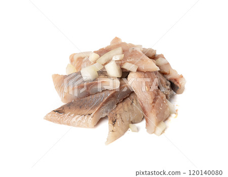 Dutch herring isolated, salted fish meat fillet, traditional maatjes, raw atlantic herring, matias Dutch herring isolated, salted fish meat fillet, traditional maatjes, raw atlantic herring, matias 120140080