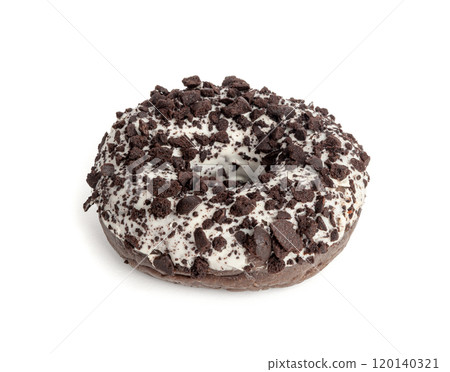 Chocolate Doughnuts Isolated, Brown Donuts Chocolate Doughnuts Isolated, Brown Donuts 120140321