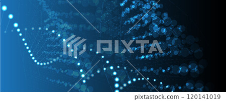 Abstract DNA molecule  technology 120141019