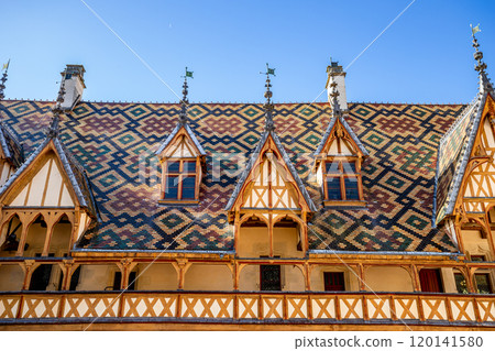 Hospices de Beaune, Burgundy, France, exteriors 120141580