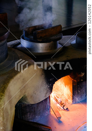 Furnace of an old private house 120142052