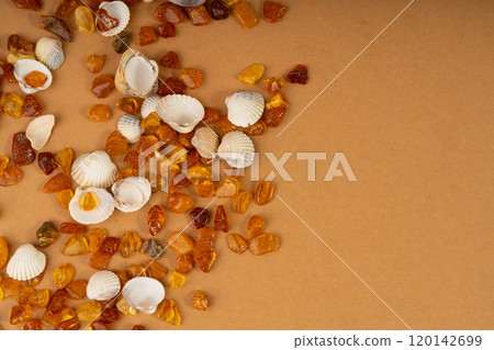 Amber stones texture background, orange gemstones pattern, natural Baltic amber gems, tree resin crystals Amber stones texture background, orange gemstones pattern, natural Baltic amber gems, tree resin crystals 120142699