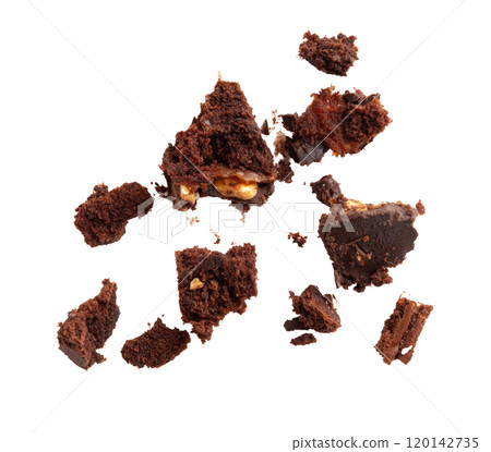 Nut Brownie, Homemade German Chocolate Cake, Chocolate Peanuts Cake, Brownie Square Piece 120142735