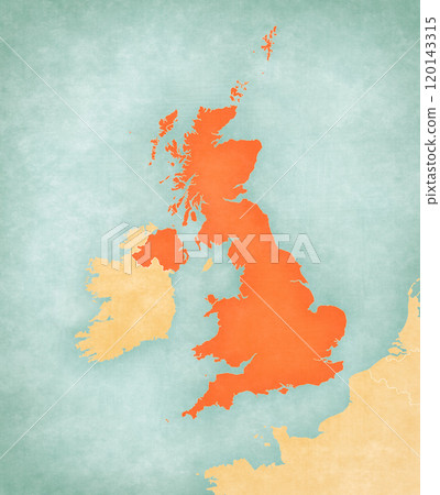 Map of British Isles - United Kingdom Map of British Isles - United Kingdom 120143315