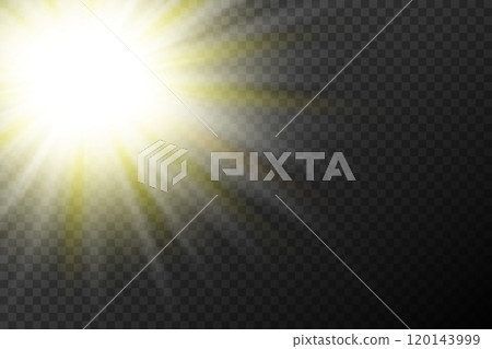 vector illustration of a sun 120143999