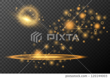 gold shiny light with sparks gold shiny light with sparks 120144003