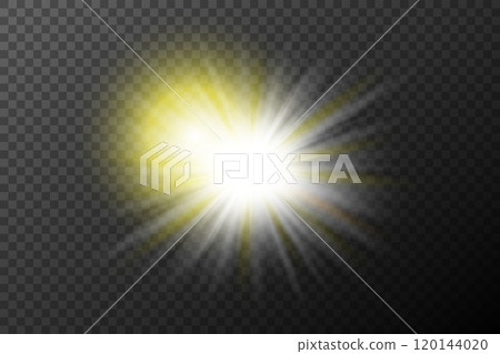 vector illustration of a glowing light 120144020