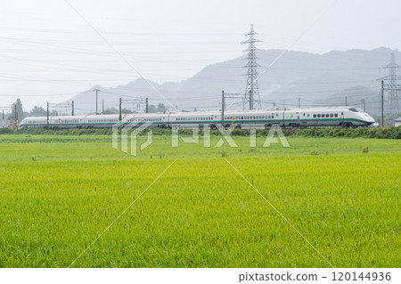 【山形線】山形新幹線翼穿越雨鄉 120144936