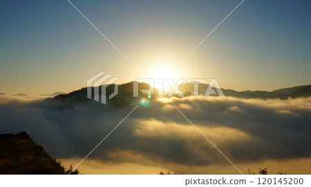 Takeda Castle Sea of Clouds Sunrise 120145200