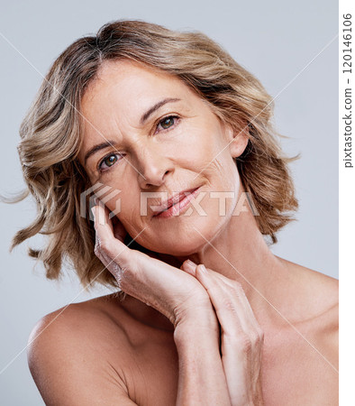You deserve to feel your best at any age. Shot of a beautiful mature woman posing against a white background. You deserve to feel your best at any age. Shot of a beautiful mature woman posing against a white background. 120146106