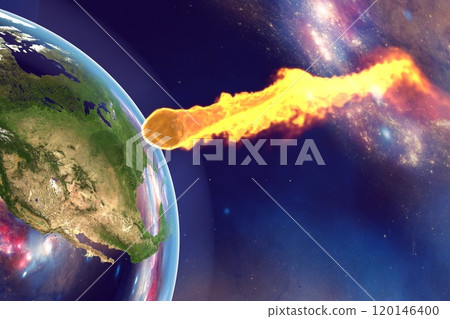 Asteroid approaching to the Earth Asteroid approaching to the Earth 120146400