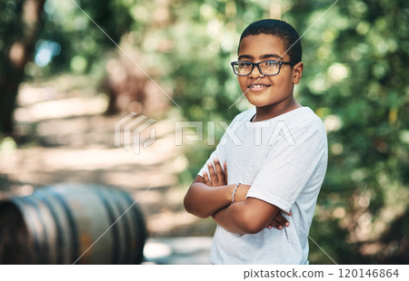 If Im not at school, Im out exploring nature. Portrait of a confident teenage boy having fun at summer camp. If Im not at school, Im out exploring nature. Portrait of a confident teenage boy having fun at summer camp. 120146864