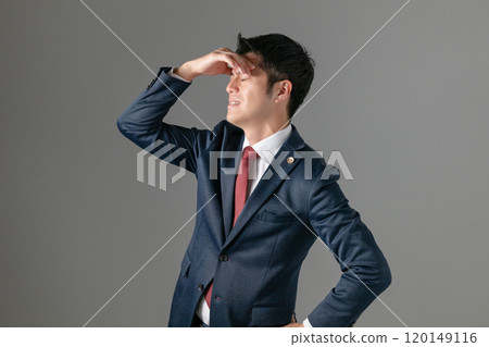 A worried lawyer 120149116