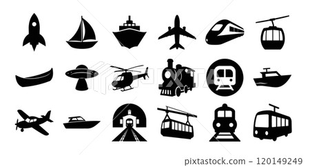 Different types transport 120149249