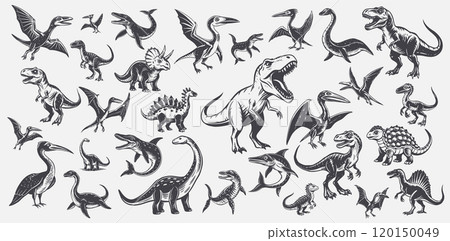 dinosaurs group animals themed collection dinosaurs group animals themed collection 120150049