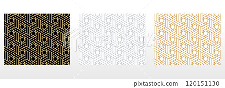 Set of abstract geometric patterns. Seamless vector backgrounds. Colored ornaments Graphic modern patterns Simple lattice graphic design Set of abstract geometric patterns. Seamless vector backgrounds. Colored ornaments Graphic modern patterns Simple lattice graphic design 120151130