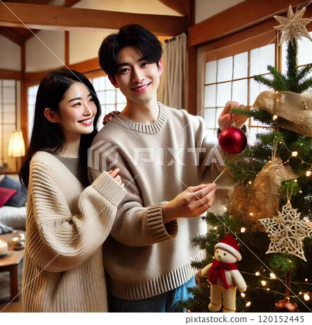 聖誕樹情侶 120152445