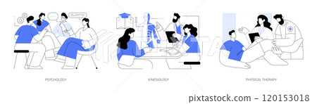 Degree in Healthcare isolated cartoon vector illustrations se 120153018