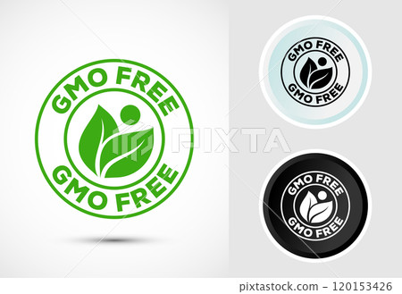 GMO Free Product Icon Design Illustration, Icon For Web and mobile application GMO Free Product Icon Design Illustration, Icon For Web and mobile application 120153426