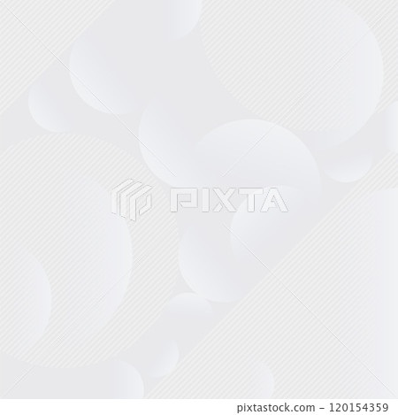 Vector white geometric abstract texture overlap layer on bright space. Lines effect decoration for banner. Graphic design circles elements 120154359