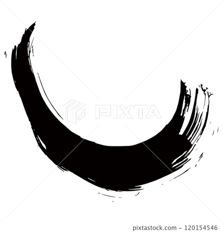 用畫筆向量繪製的日式素材動態線條插圖集 120154546