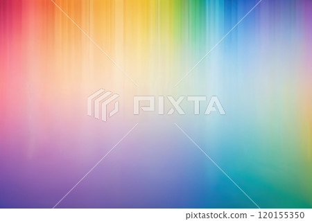 Rainbow pastel background with sunshine glare. 120155350