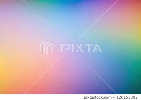 Rainbow pastel background with sunshine glare. 120155392