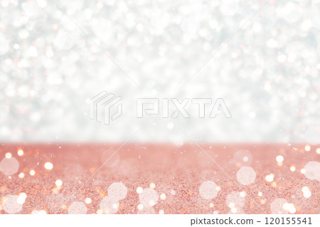 Soft white and pink shiny bokeh background 120155541