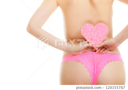 woman buttocks in pink panties woman buttocks in pink panties 120155787