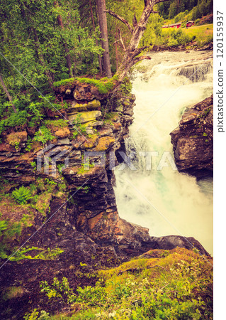 Gudbrandsjuvet gorge in Norway 120155937