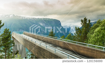 Fjord and Stegastein lookout in Norway 120156000
